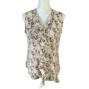 Tommy Hilfiger Sleeveless Top Pink White black Small